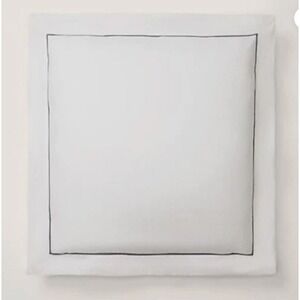 NEW‎ Ralph Lauren Organic Cotton Percale Palmer Euro Sham Loft Gray